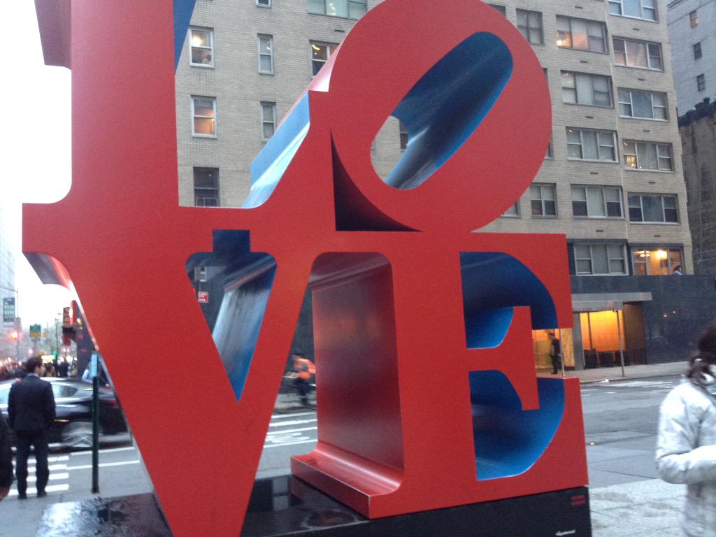 saskplanners's tweet photo. Just back from @newyorkcity where all you need is love. Love is all you need. #IloveNYC http://t.co/cojdWl4L6h
