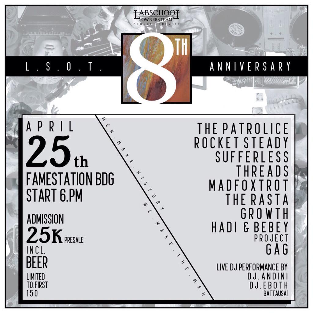 Yo H-1 temen temen, yang belum punya tiket, bisa hubungi Line  : jordyaf, bagassatrioaw
No.   : 085624481026 (Jordy)