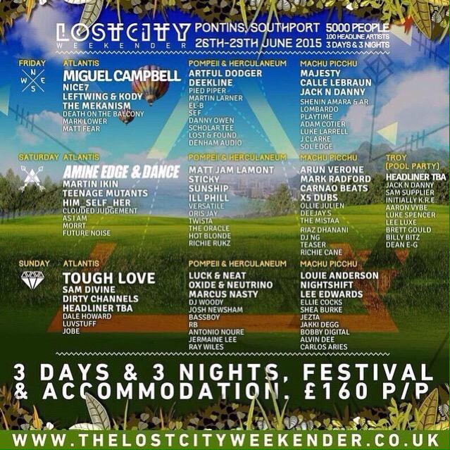 Lost City Weekender tweet media