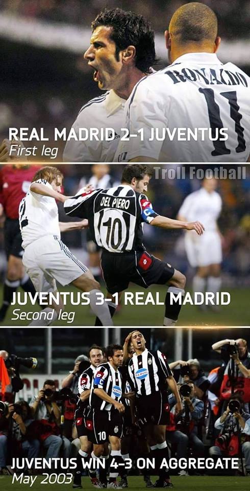 TheFootballFeel's tweet photo. Last time Juventus and Real Madrid C.F. faced each other in semi finals of UCL http://t.co/stfyEfS9Sb