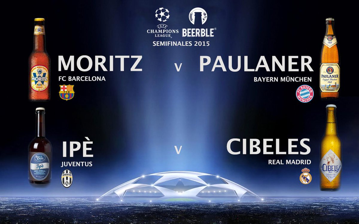 TheBeerble's tweet photo. Tras el #SorteoChampions que gane la mejor:
Elige tus finalistas
@La_Cibeles @MoritzBarcelona @PaulanerCup @FCBayern http://t.co/juqfCaPfie