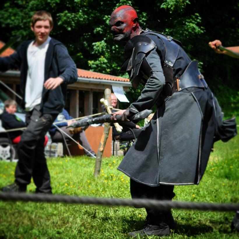 Demon fighting #LARPs #larping #cosplay #demon #evil #MUA