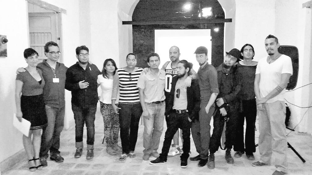 KankabalMx's tweet photo. Un éxito la rueda de prensa de #Kankabal en Azcorra. Buenos augurios!!! @sergiovall @Zhazil @nooxart noche de Noox!!! http://t.co/pUt2R3OLm2