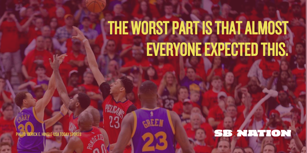 SBNationNBA's tweet image. There’s no way to underplay how difficult Stephen Curry’s game-tying shot was. sbnation.com/nba/2015/4/24/…