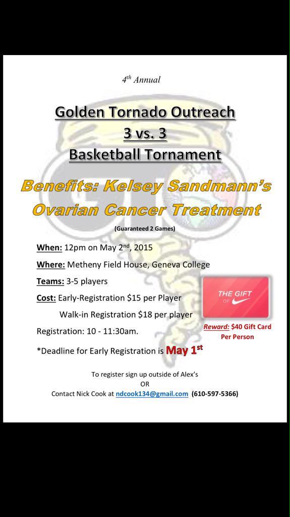 GT_Outreach1's tweet photo. It's not to late to sign up!!! 3v3 tournament!!! Next Saturday!!! http://t.co/nYhl8BJrxS