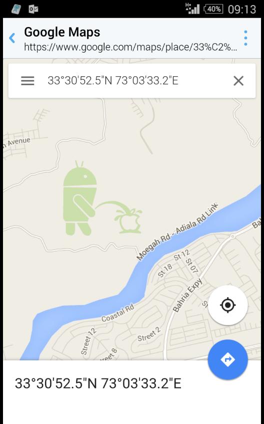 oscarecorrea's tweet image. #androidlovers, #applehaters mira lo que mi Android hace con Apple.