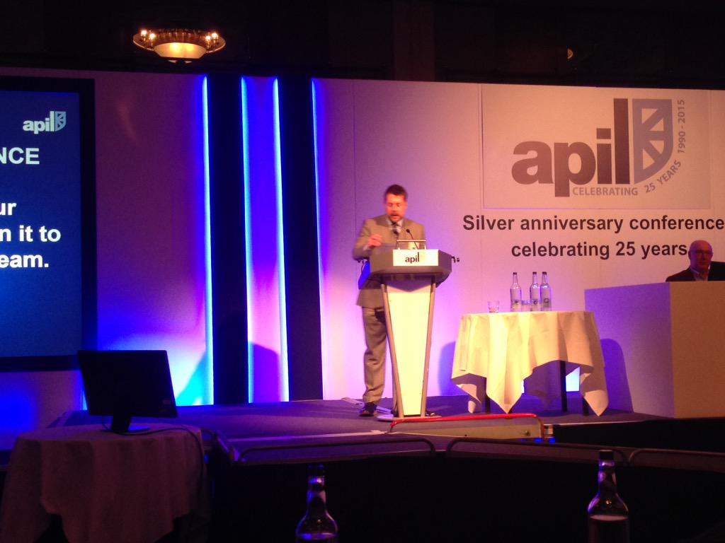CenricCE's tweet photo. Fantastic conference! Well done @apiltraining #APIL2015 see you next year in #Liverpool #APIL2016 http://t.co/EcL3sD2jC6