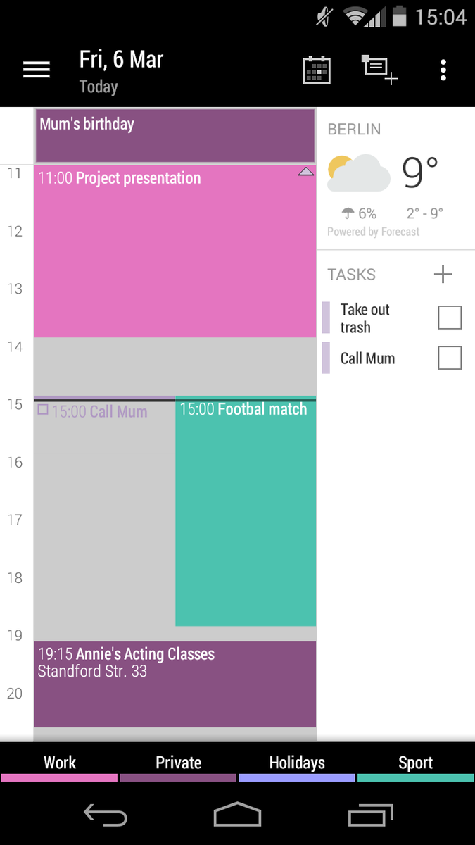 BizCalPro's tweet photo. #DidYouKnow #doubleTap in #monthView opens #dayView for a #quick #overview #BusinessCalendar http://t.co/09xzf6hs6O http://t.co/RjeShVAZ70