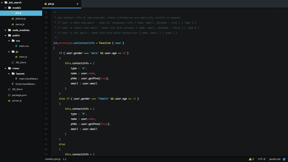 imyaluqman's tweet photo. Github Atom + Seti UI and Syntax theme are so pretty <3 <3 that I gave up Vim :O
#sorryVim #IDE #DevelopersOnly http://t.co/aAgEDDgHEM