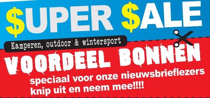 abonneer op onze nieuwsbrief en ontvang 6 VOORDEEL BONNEN. Mail naar order@kampeertopper.nl om aan te melden.