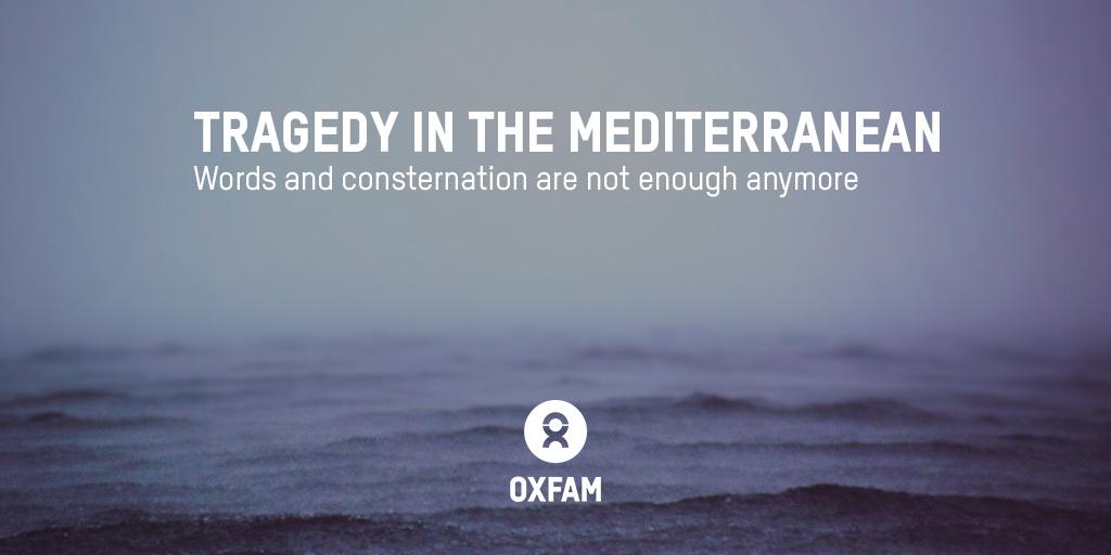 Oxfam's tweet photo. There is a moral imperative to save lives of people in peril, regardless of origin http://t.co/FgssB8tNBx #migrants http://t.co/XlBhf0MGX9