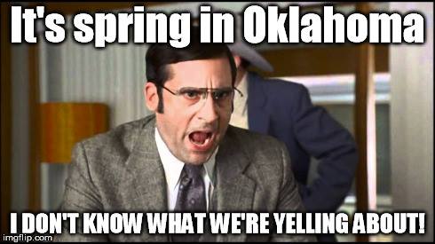 Mesonet Ticker Apr 24, 2015: 95-98% chance of no tornadoes in most of Oklahoma today #okwx ticker.mesonet.org