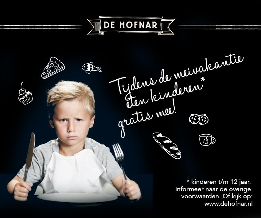 Je kids eten bij ons gratis mee tijdens de #meivakantie! Vanaf vanavond al! Vraag naar de voorwaarden.