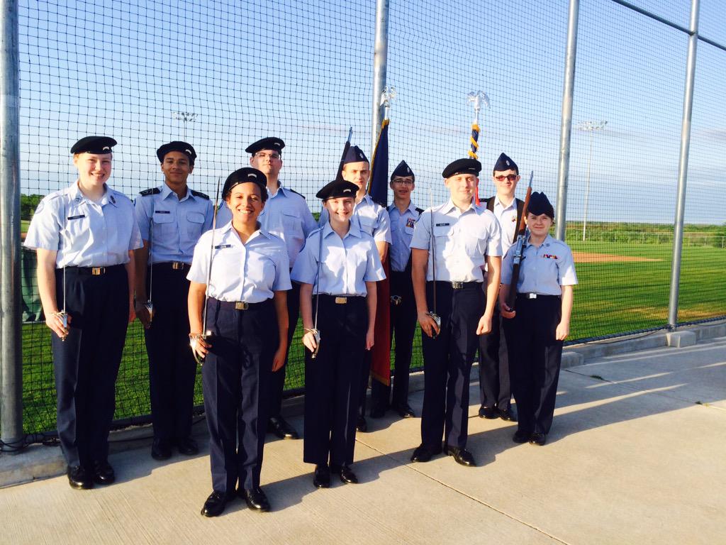 WEHSColorGuard's tweet photo. cg and sabre together at Lady Raiders Softball senior night ⚾️ http://t.co/6lukKfQuhA