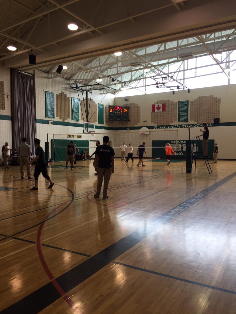 MTSLeadership's tweet image. Staff vs The Queens today #2015leadership