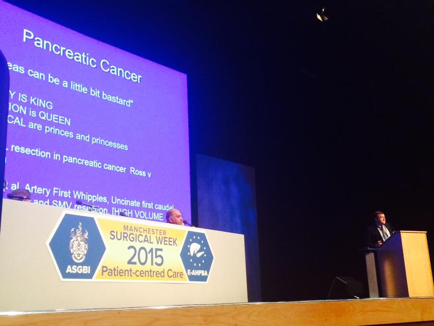 SurgeryHPB's tweet photo. Great Sum-up from @markataylor16 at the #ManchesterSurgicalWeek @EAHPBA2015 http://t.co/V07abjQ7BM