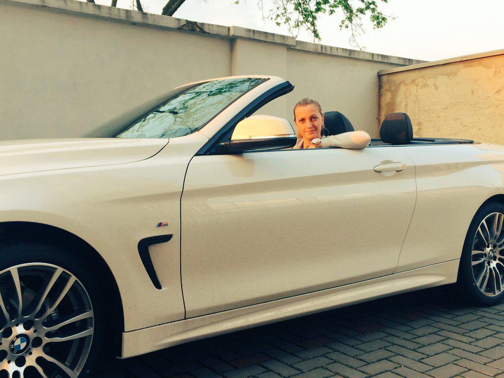 Petra Kvitova в Twitter: "Absolutely love driving my new Cabrio. Thanks