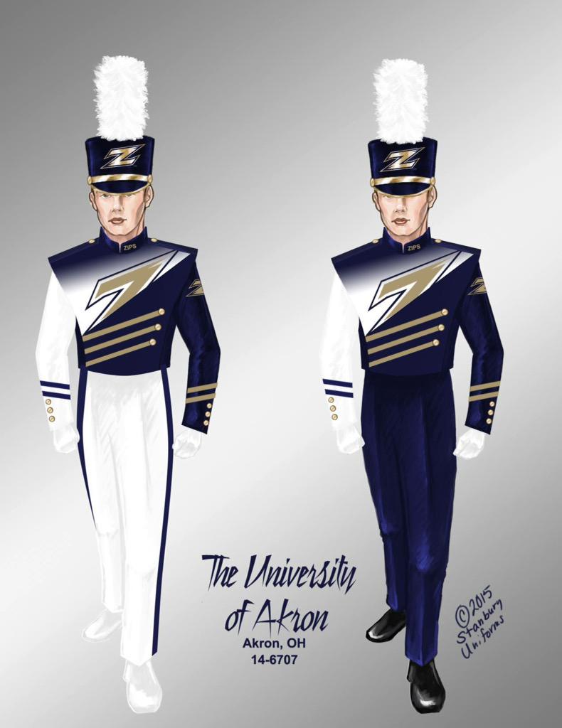 uakron's tweet photo. These are gonna look AWESOME on #ZipsGameday! 🎺🎷🎶 http://t.co/Rt0AtKDNCy