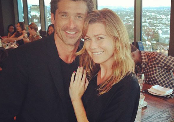 HollywoodLife's tweet photo. Patrick Dempsey says working with Ellen Pompeo was “magic.” Status: SOBBING #GreysAnatomy http://t.co/iMlWXE3KoC http://t.co/8DU1tf348m