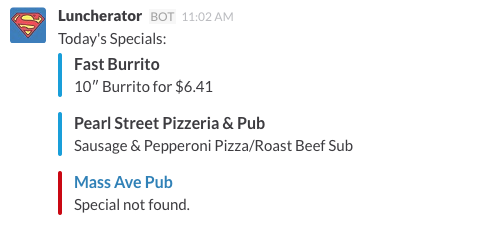 billpelon's tweet photo. @massavepub We love you guys so much we built you into our Slack app, but we need those specials in by 11:am. http://t.co/YtmlPX1Kq6