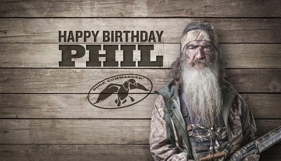 Duck_Commander's tweet photo. #HappyHappyHappy birthday to the Duck Commander, Phil! http://t.co/hMlUAjcO7B
