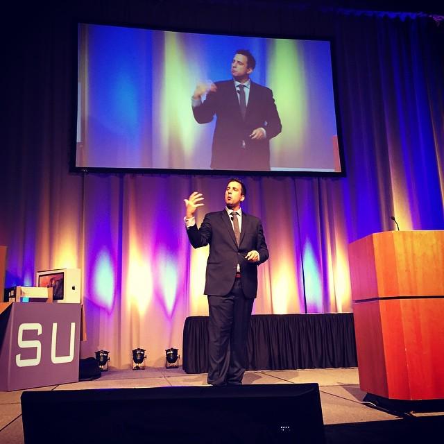 yourNETA's tweet photo. .@gcouros nailing it on day 2 of #NETA15. http://t.co/k7PbXL4xjJ