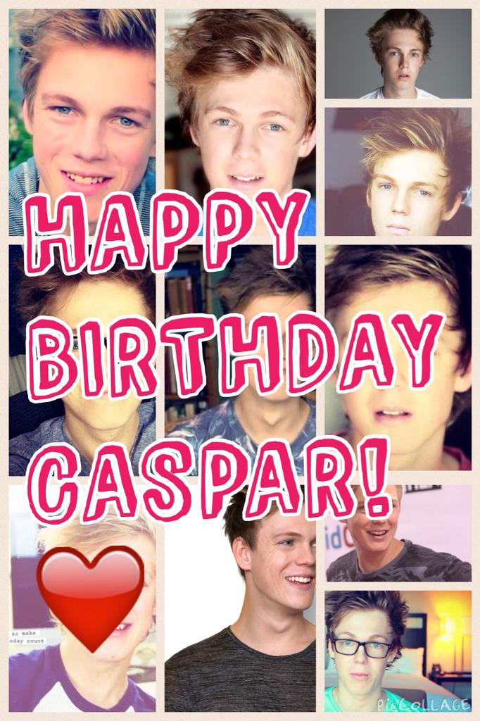 HAPPY 21st BIRTHDAY CASPAR        I LOVE YOU   