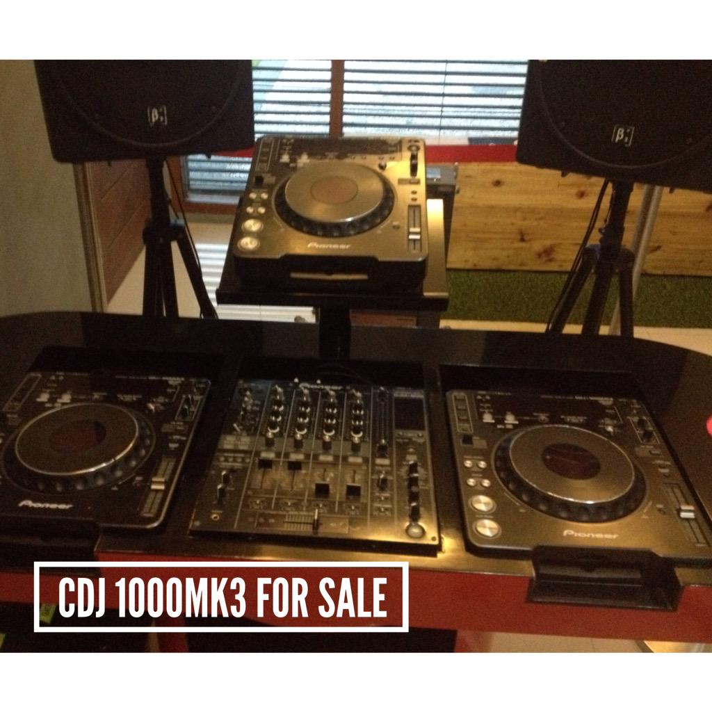 mau beli alat dj bagus, dpt banyak harga murah ? 2nd tapi mulus terawat. 13.000 for 3 cdj 1000mk3 > call PPF