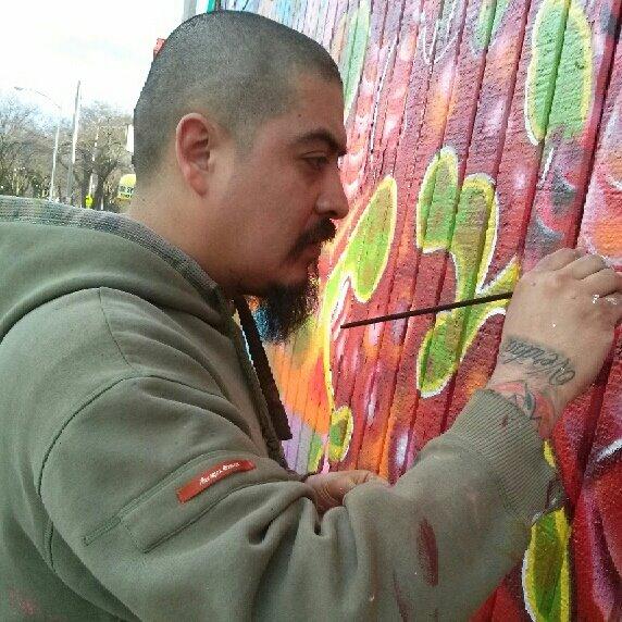 Ramiro Sandoval, this week's featured <a href="/silvercitymke/">Silver City MKE</a> artist, muralist and tattoo artist goo.gl/12cbWe