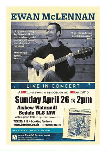 Looking for something to do this wkend? <a href="/ewanmclennan/">Ewan McLennan</a> live in <a href="/OfficialBedale/">Bedale</a> in Sunday #music #folk #Yorkshire