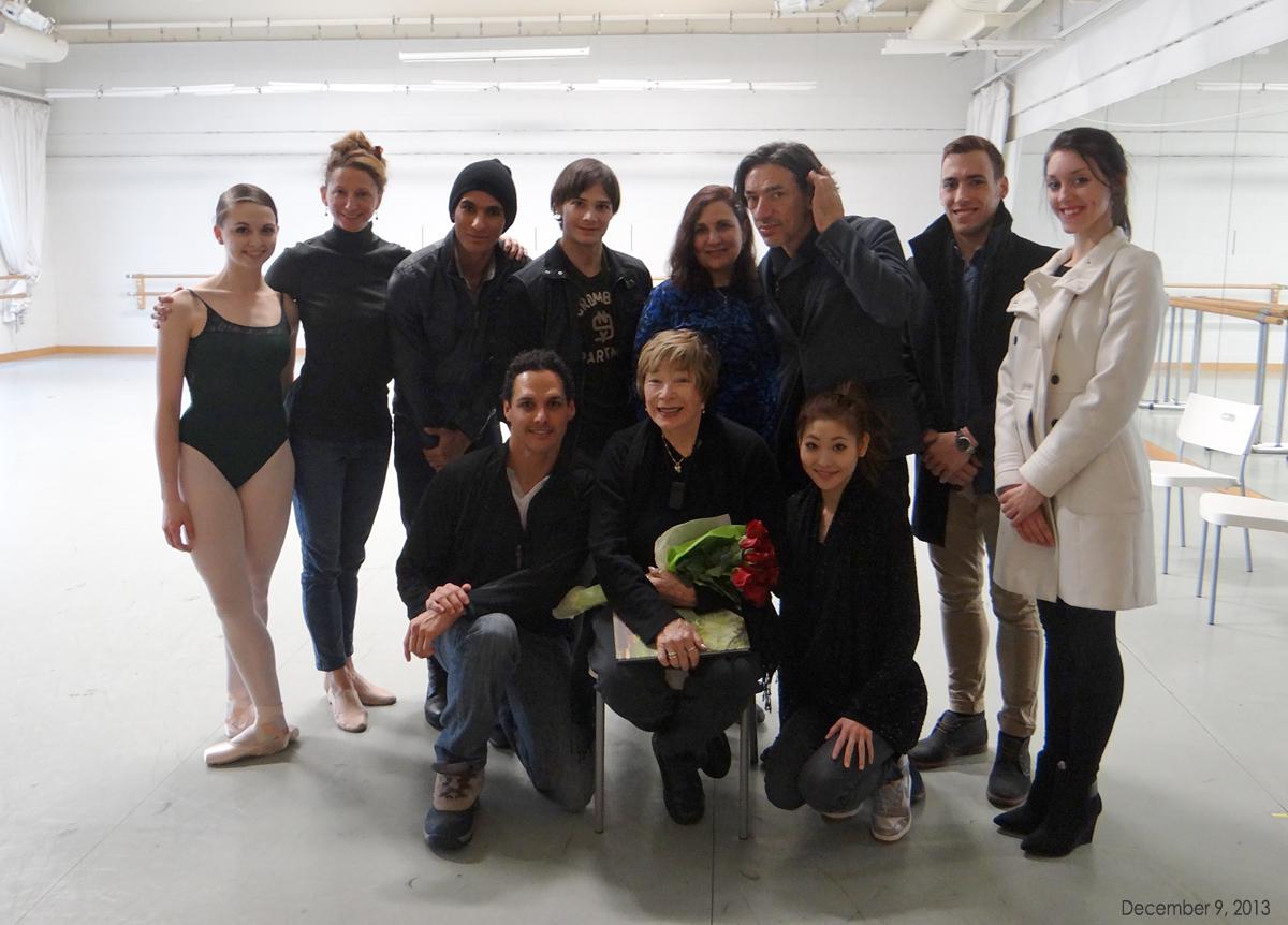 Happy Birthday to TWSB alum, Shirley MacLaine! to her surprise visit at The Washington Ballet, 2013: 
