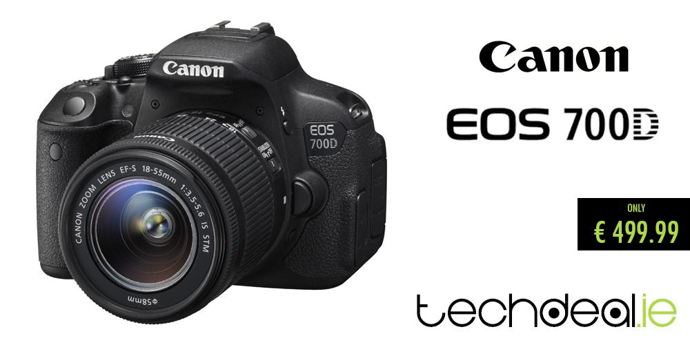 TechDealie's tweet image. Bag a BARGAIN! Back in stock once more, The Incredible Canon 700D for just €499! techdeal.ie/product/canon-…  #techdeals
