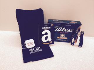 OSFHealthCare's tweet photo. Who is ready for another prize giveaway? You can win this golfer's pack with Amazon gift card! #osfscc15 http://t.co/TLEwmaAXze