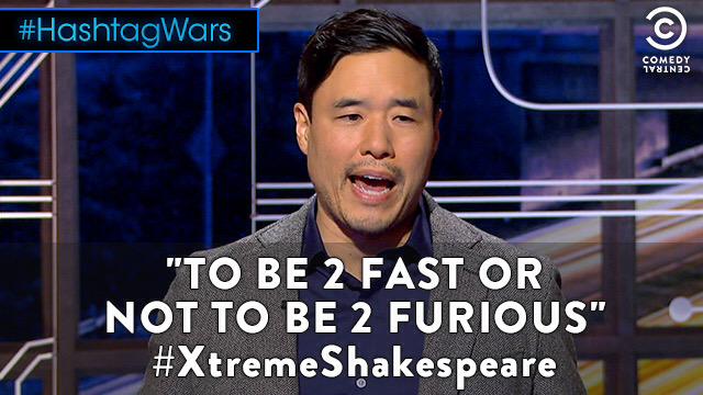 midnight's tweet photo. What tweets through yonder hashtag breaks? Watch #XtremeShakespeare extended/uncensored here: http://t.co/bzytR1eQG9 http://t.co/Ukl6k55Xne