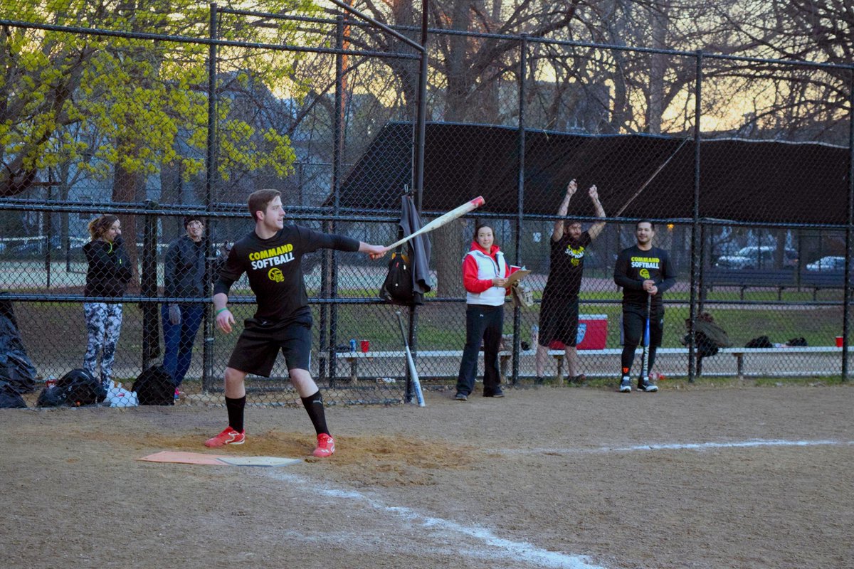 CommandTrans's tweet photo. Command crushed it during their first #softball game of the season with the co-ed team winning 12-1! http://t.co/Pu1OaxE3hF