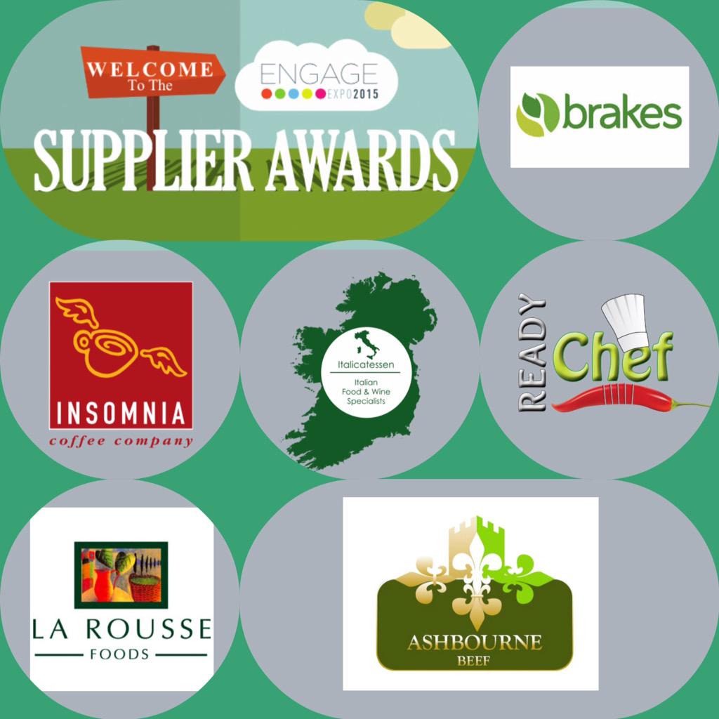 CompassGroupIRL's tweet photo. Thank you to all our suppliers for making #CompassEngage a roaring success! Congrats to this years award winners http://t.co/tGuR8V3WOz