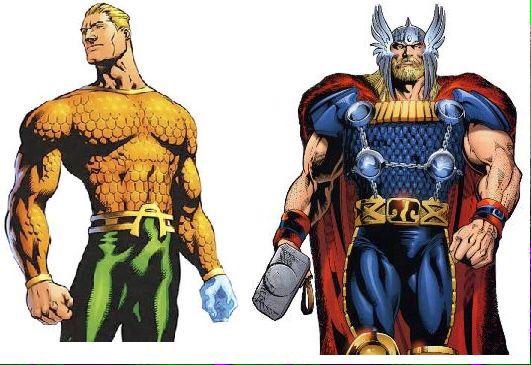 primocomics's tweet photo. Aquaman VS Thor !!! Both have their army as well. Who wins?? #VERSUSFRIDAY #aquaman #thor http://t.co/E5yR17bEdv