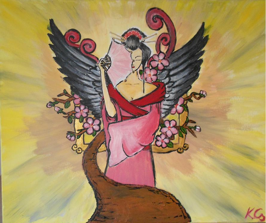 ChillAcrylic's tweet photo. "Princess Sakura" #acrylic #painting on canvas @AllArtBot @AymarKeith @artplode http://t.co/ayxQJRrLYg
