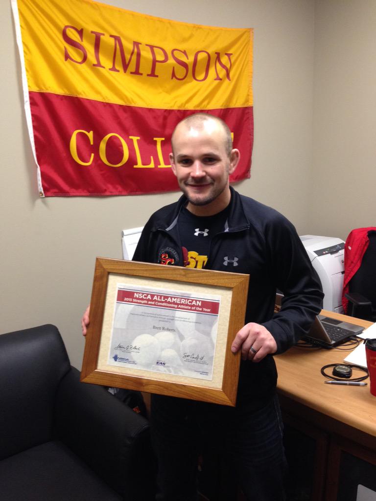 sstormwrestling's tweet photo. Congratulations @Brett_M_Roberts on gaining NSCA All-American status! Great work this year! @StormSports #OnTheRise http://t.co/FY57peHDSp
