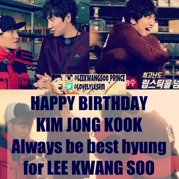 Happy Birthday Kim Jong Kook Hyung..!! XD 