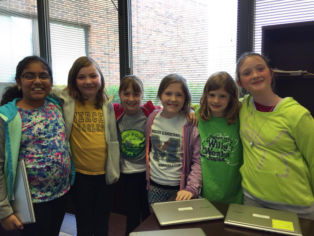 Fourth grade students created a project about endangered species to share. Great job!