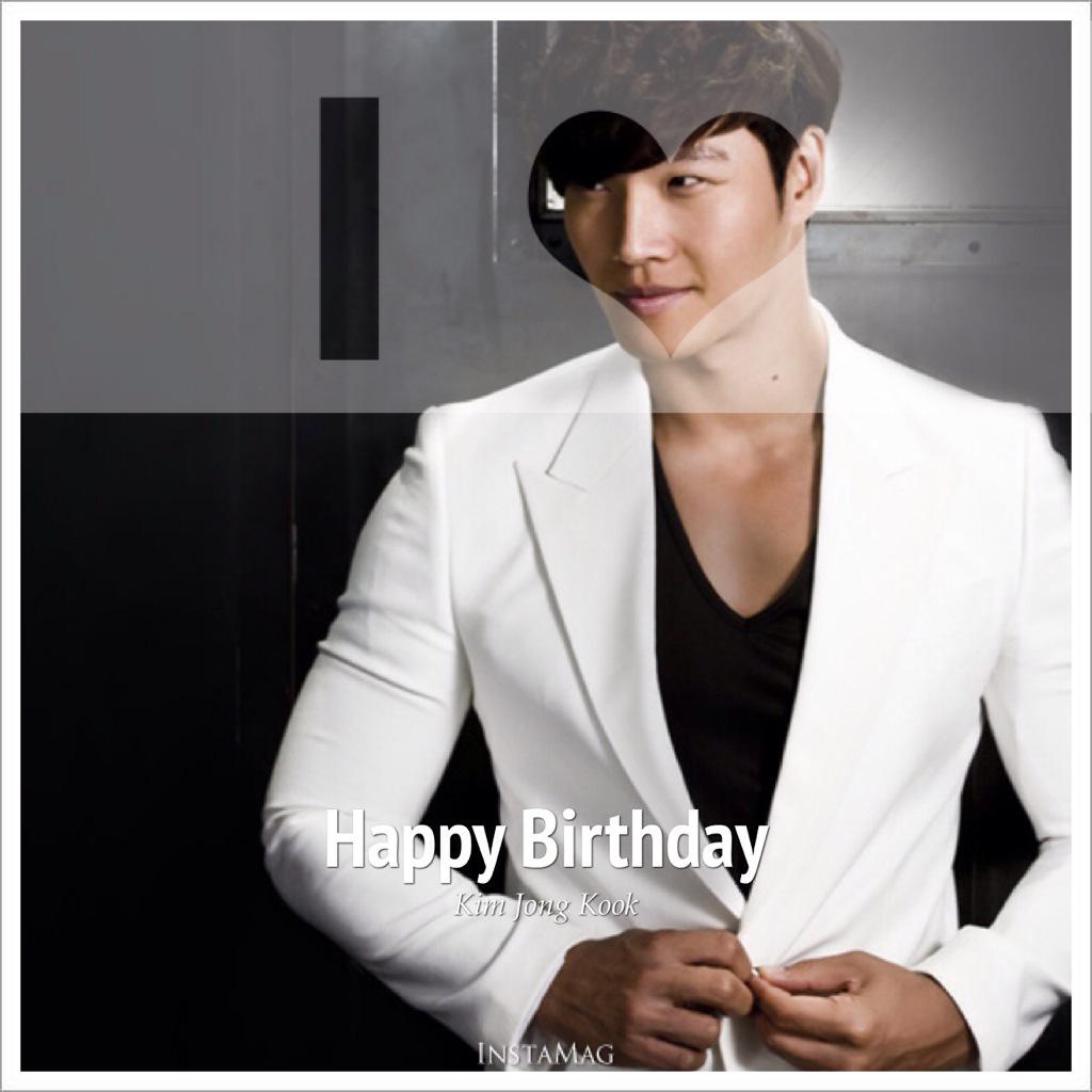 Happy birthday Kim Jong Kook. Sweet 40.      