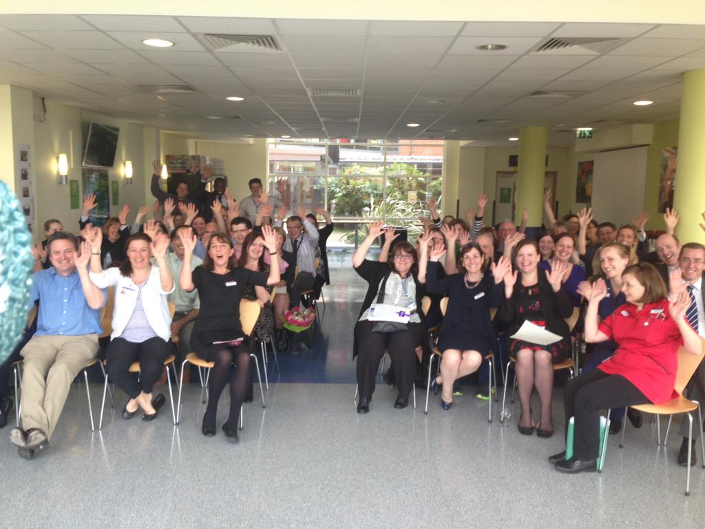 K_and_R_NHS's tweet photo. #teamkingston celebrating the end of #breakingthecycle - it's been awesome!! #fasterflow http://t.co/LDHiDTgZ43