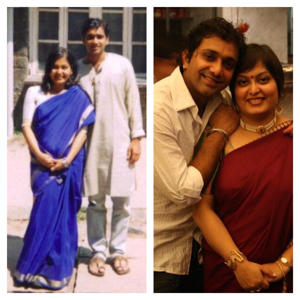 Teethakur's tweet photo. @MaudgalKadam @ahalyamatthan @100sareepact Circa 97 start of a love story Fast forward current times the story contd http://t.co/fNrwgPCt3X