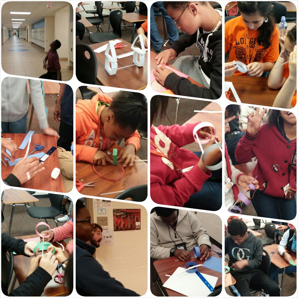 CEdwardsWood's tweet image. 7th grade fun with gliders for math LEAP Day! #LMSLEAP