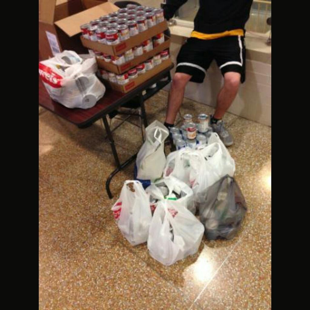 KDPhi_YCP's tweet photo. However we did win the can food drive today! We raised 212 cans for #StickItToHunger!! Way to go boys!! http://t.co/fryZpY2HGK