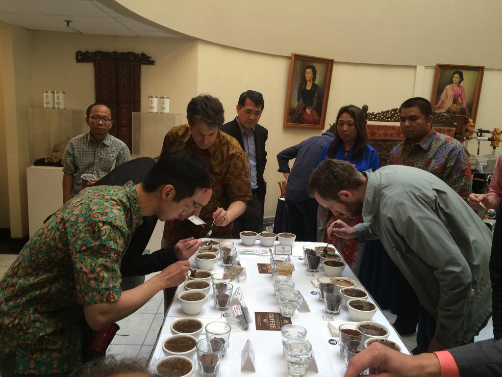 9 Indonesian specialty #coffees are being promoted, attended by a US Cup Tasters Championship Finalist Samuel Demisse
