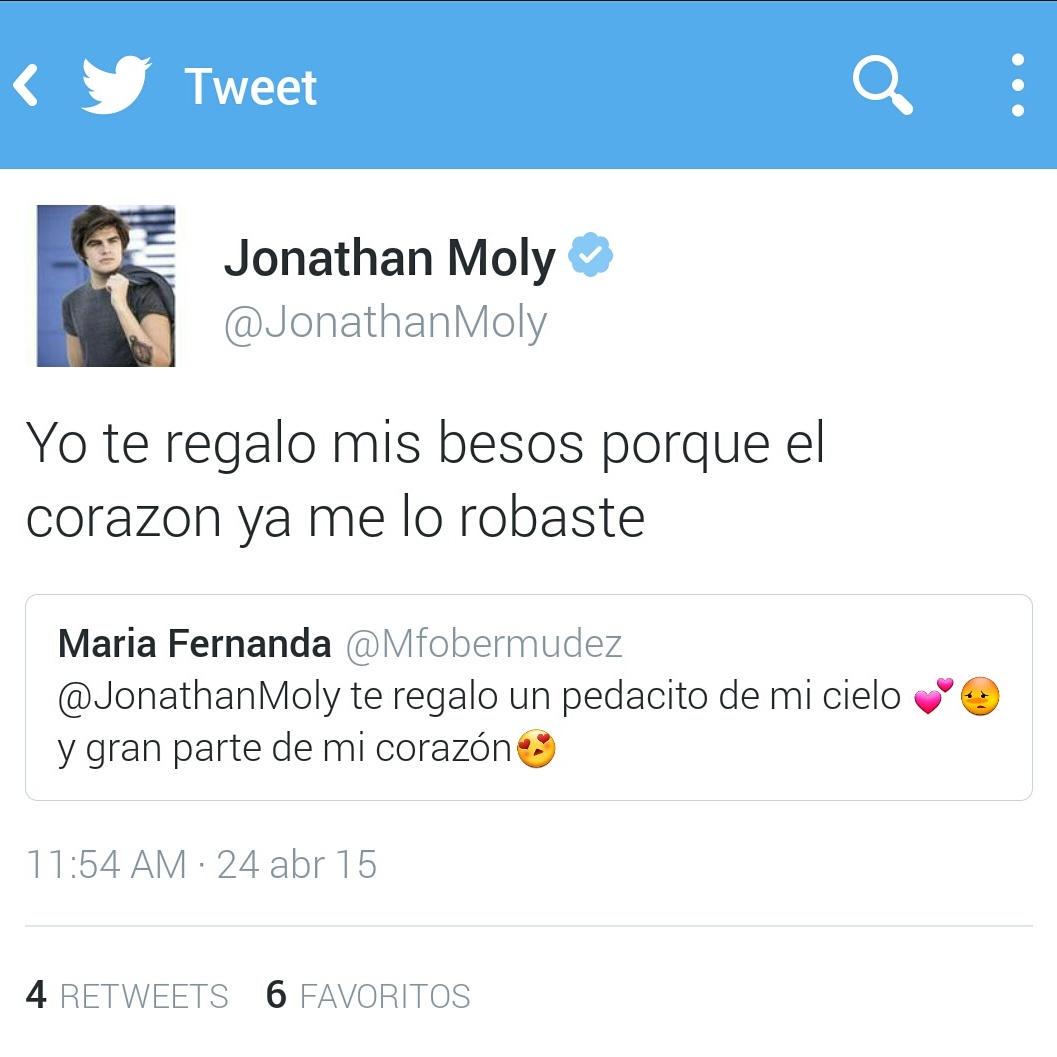 Mfernandaob_'s tweet photo. Despertar y encontrarte con esto definitivamente tu si me robaste el corazón💕😳😍 @JonathanMoly te amo JM💝 http://t.co/iDaUEg9p80