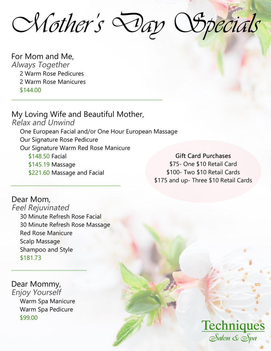 Techniques SalonSpa tweet media