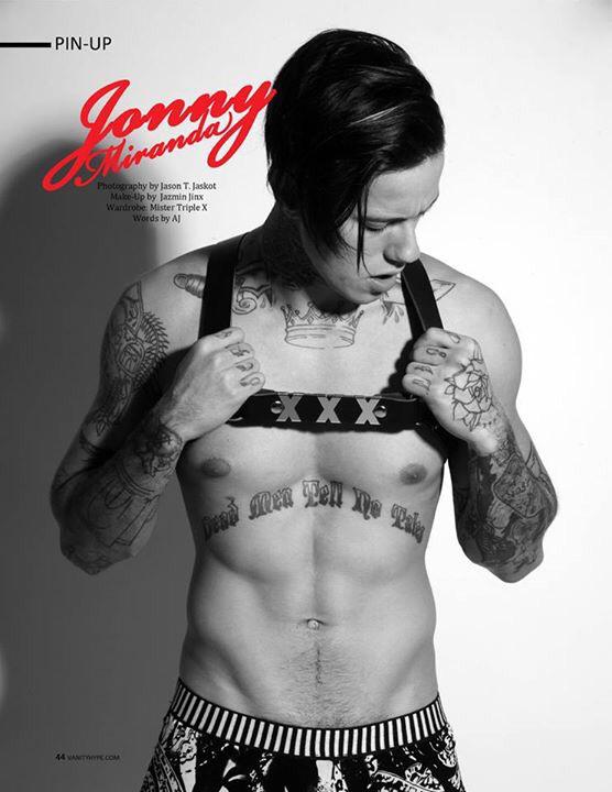 MisterTripleX's tweet photo. #JonnyMiranda #MMA turned Rockstar sportiny #MisterTripleX by #ErikRosete #Vanity Magazine editorial by #JasonJaskot http://t.co/F40o2gpbdS